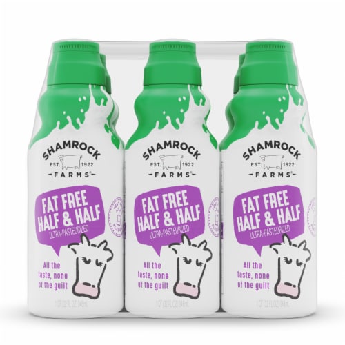 Shamrock Farms Rich & Creamy Half & Half Case Sale Perspective: front