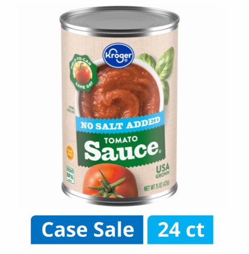 Kroger® Tomato Sauce Case Sale Perspective: front