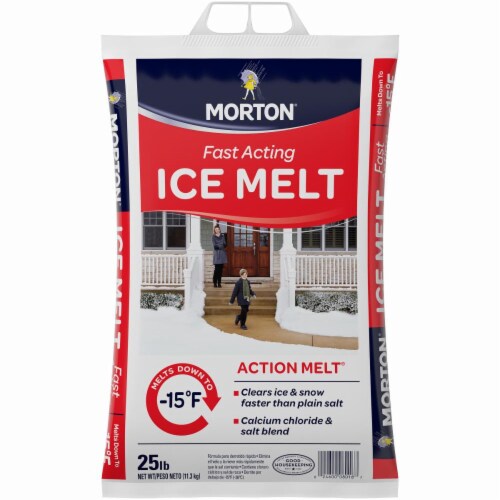 Morton Action Melt Fast Action Ice Melt Salt 12 lb jug