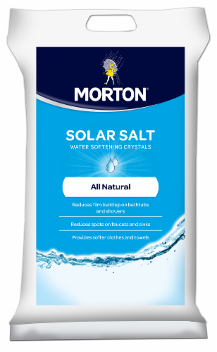 Morton White Crystal Salt Perspective: front
