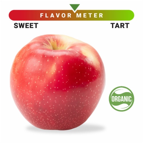 Organic Large Sweetango Apple - Each Perspective: front