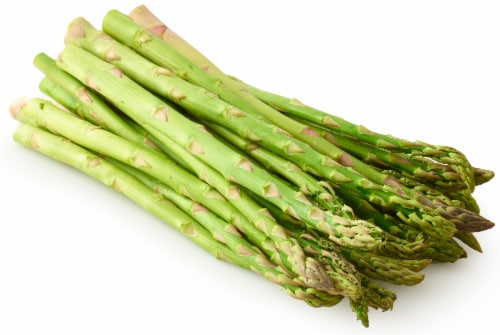 Organic Green Asparagus Perspective: front