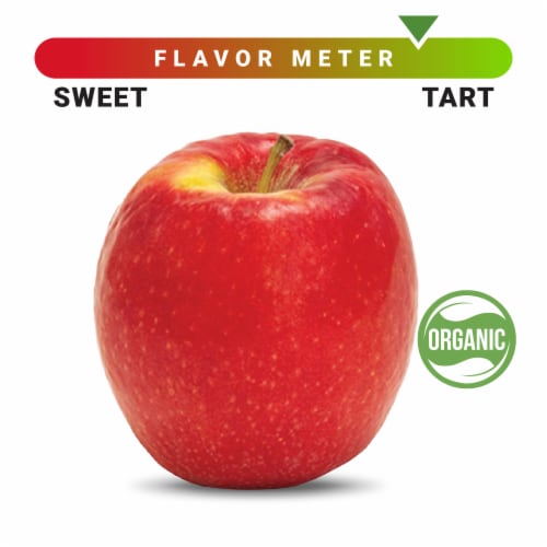 Organic Large Pink Lady Apple – Each Perspective: front