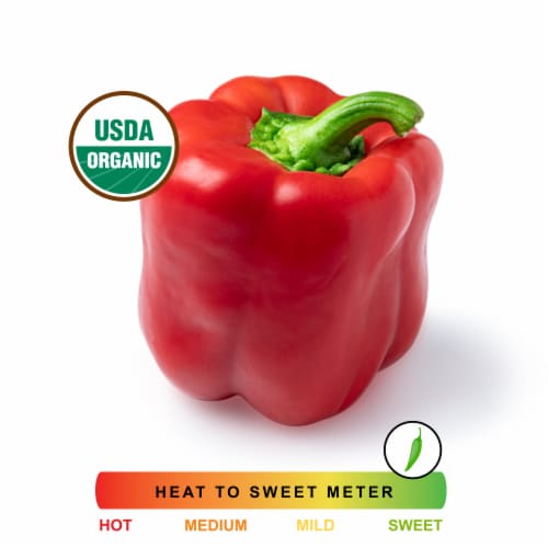 Orange Bell Pepper, 1 ct - Fry's Food Stores