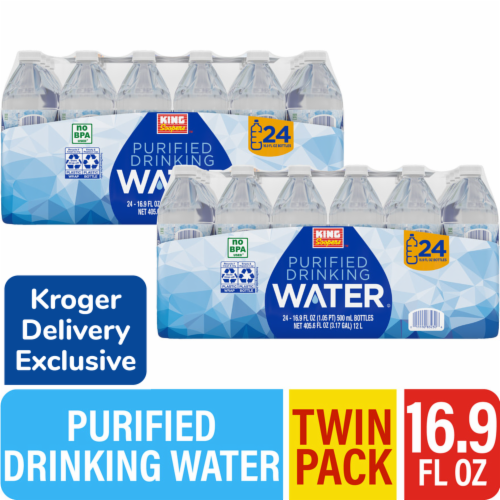 King Soopers™ Purified Drinking Water Perspective: front