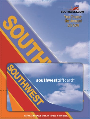 Southwest Airlines - $500 E-Gift Card