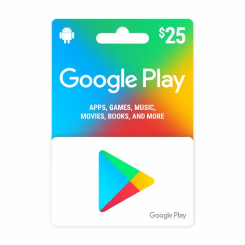  Google Play gift card - give the gift of games, apps