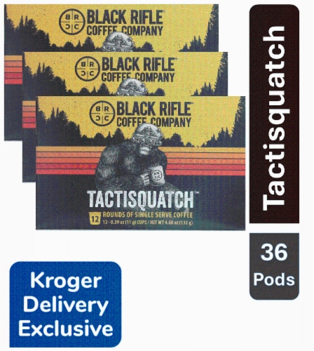 Black Rifle® Coffee Company Tactisquatch™ Dark Roast K-Cup Coffee Pods Perspective: front