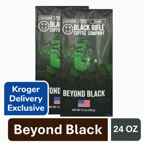 Black Rifle® Coffee Company Beyond Black Dark Roast Ground Coffee Perspective: front