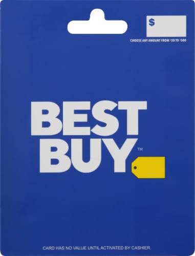 Best Buy $20-$500 Gift Card – Activate and add value after Pickup, $0.10  removed at Pickup - Kroger