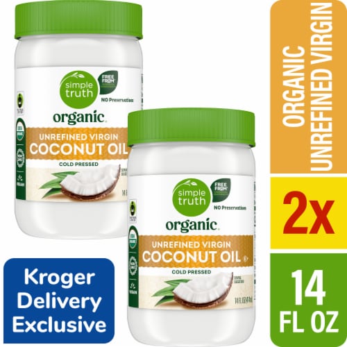 Simple Truth Organic® Unrefined Virgin Coconut Oil x 2 Perspective: front