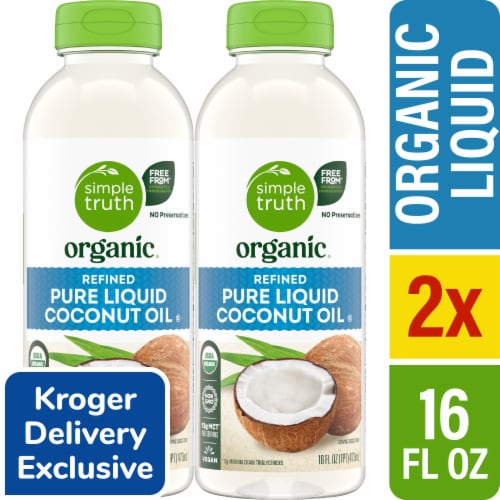 Simple Truth Organic® Pure Liquid Coconut Oil x 2 Perspective: front