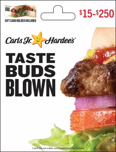 Pick N Save Hardee S Carl S Jr 15 250 Gift Card Activate And Add Value After Pickup 0 10 Removed At Pickup