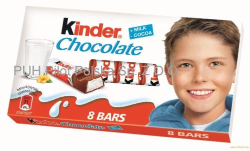 Kinder® Chocolate Bar Perspective: front
