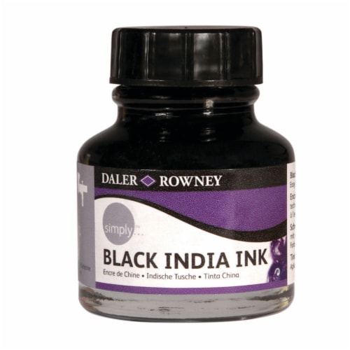 Daler-Rowney Simply India Ink - Black, 1 ct - Kroger