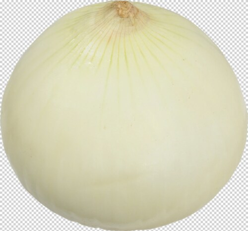 Yellow Peeled Onions Perspective: front