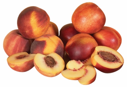 Organic Yellow Nectarines Perspective: front