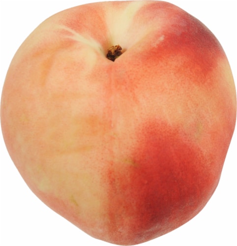Organic White Peaches Perspective: front