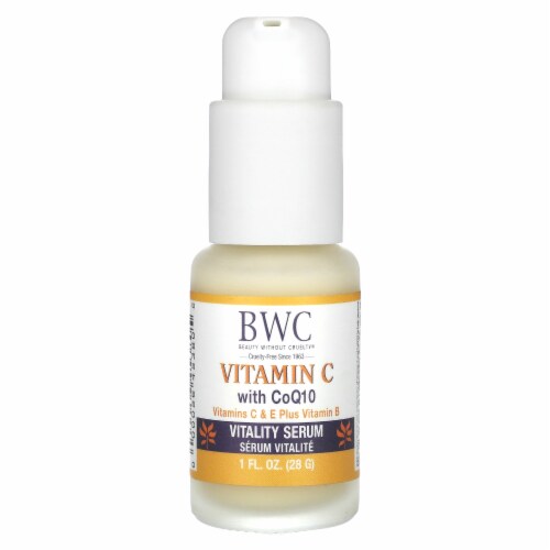 BWC Vitamin C with CoQ10 Vitality Serum Perspective: front