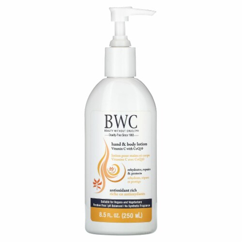 BWC Vitamin C Organic Hand & Body Lotion Perspective: front