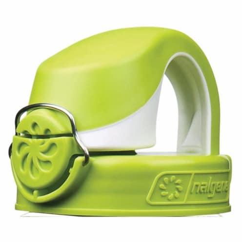 Otf Bottle Lid - Iguana Green & White Perspective: front