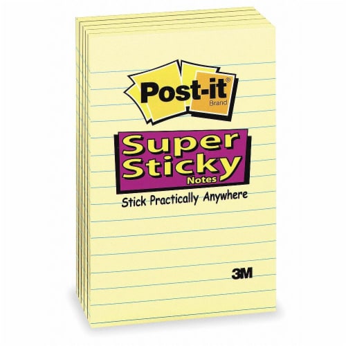 Post-it® Rio de Janeiro Collection Lined Super Sticky Notes - 4 Pack, 4 x 6  in - Kroger