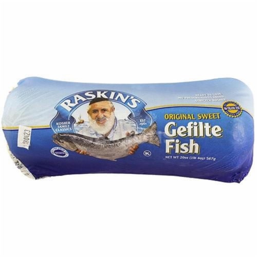 Raskin's Original Sweet Gelfilte Fish Perspective: front