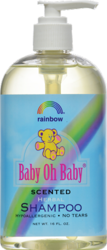 Rainbow Baby Oh Baby Scented Organic Herbal Baby Shampoo Perspective: front