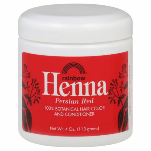 Rainbow Henna Persian Red 100% Botanical Hair Color & Conditioner Perspective: front