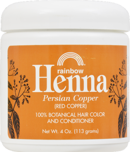 Rainbow Henna Persian Copper 100% Botanical Hair Color & Conditioner Perspective: front