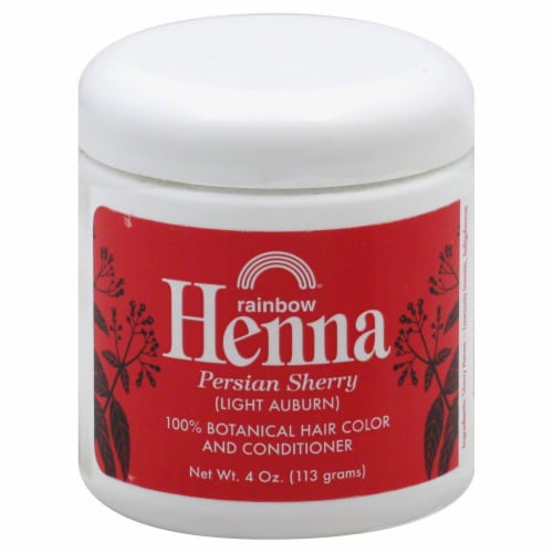 Rainbow Henna Persian Sherry 100% Botanical Hair Color & Conditioner Perspective: front