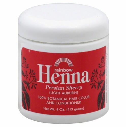 Rainbow Henna Persian Sherry 100% Botanical Hair Color & Conditioner Perspective: front