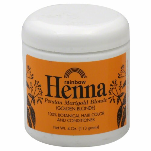 Rainbow Henna Persian Marigold Blonde 100% Botanical Hair Color & Conditioner Perspective: front