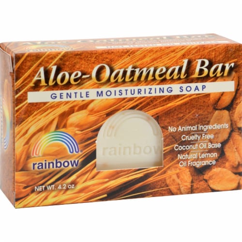 Rainbow Aloe-Oatmeal Bar Soap Perspective: front