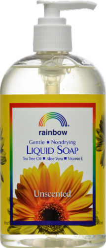 Rainbow Unscented Liquid Soap Perspective: front