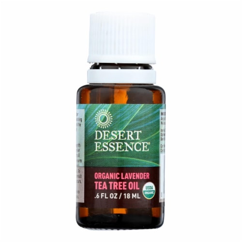 Desert Essence Organic Lavender Tea Tree Oil Perspective: front