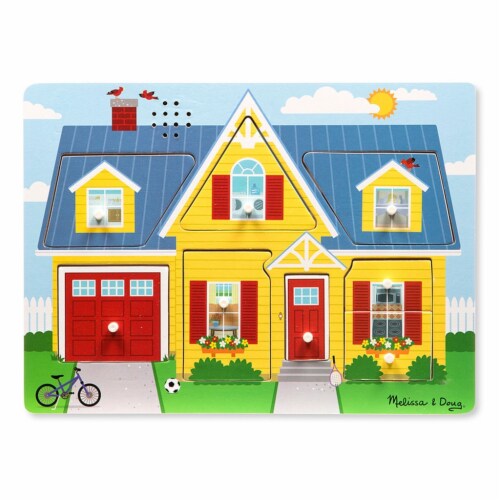 Melissa & Doug® Around The House Sound Puzzle Perspective: front