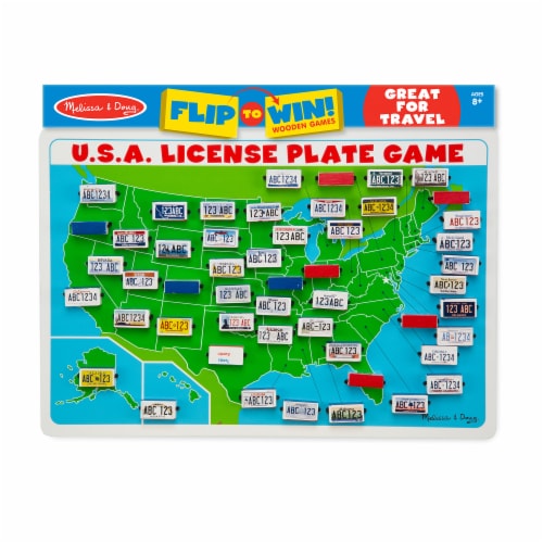 Melissa Doug USA License Plate Game 1 ct Ralphs