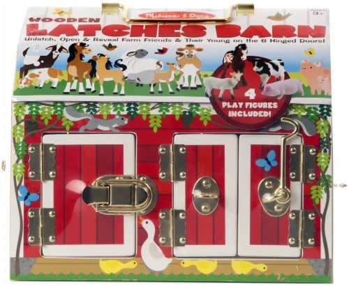 Melissa Doug Wooden Latches Barn 1 ct Pay Less Super Markets