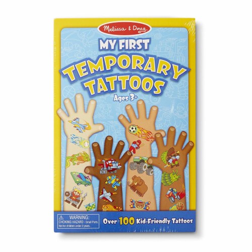Melissa & Doug® My First Temporary Tattoos - Blue Perspective: front