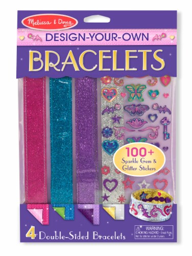 Melissa And Doug® Decorate Your Own Bracelets Craft Set Perspective: front