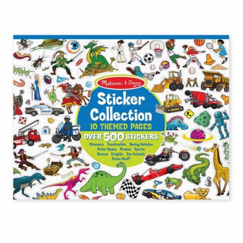 Melissa & Doug® Blue Sticker Collection Perspective: front