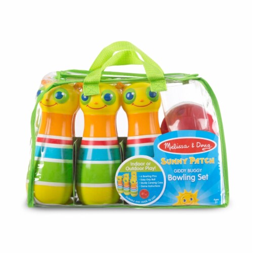 Melissa & Doug® Giddy Buggy Bowling Set Perspective: front