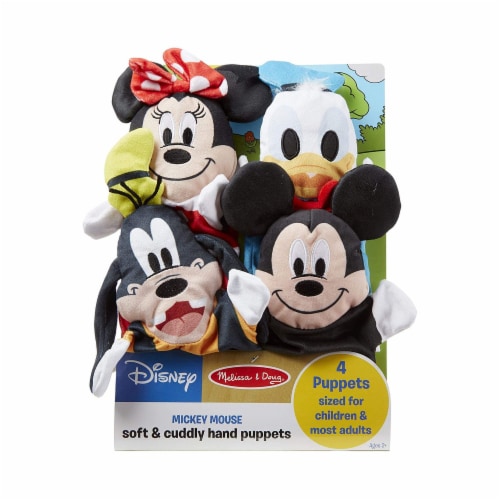 Melissa And Doug Disney Mickey Mouse Soft And Cuddly Hand Puppets Perspective: front