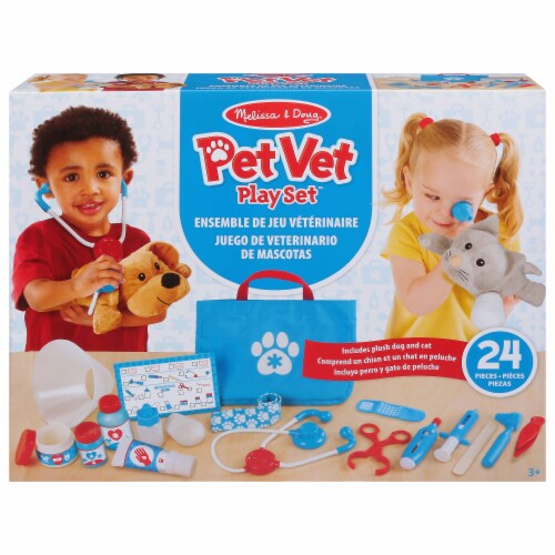 Melissa & Doug® Examine & Treat Pet Vet Play Set™ Toy Perspective: front