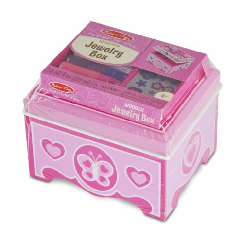 Melissa & Doug® Created by Me Jewelry Box Craft Kit Perspective: front
