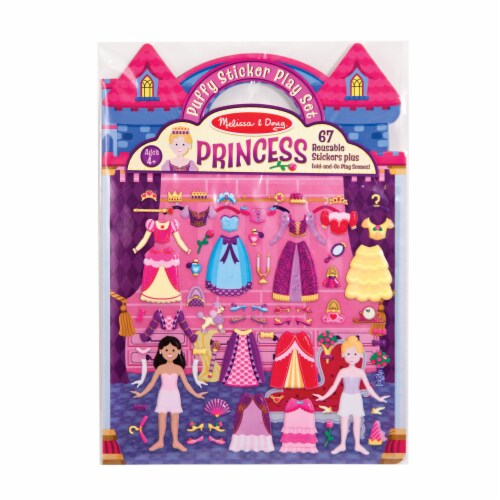 Melissa & Doug® Princess Puffy Sticket Play Set, 1 ct - Fry’s Food Stores