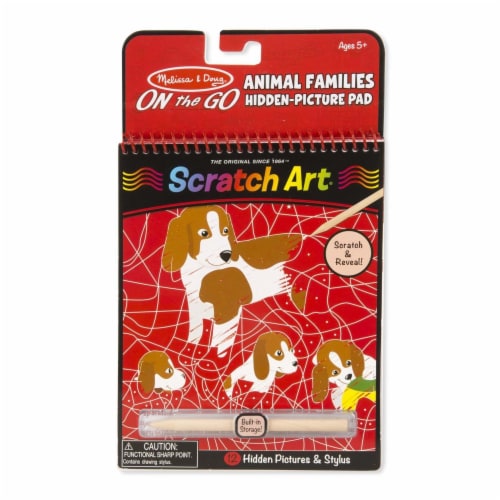 Melissa & Doug® Animal Families Hidden-Picture Scratch Art Pad, 1 ct - Pay  Less Super Markets