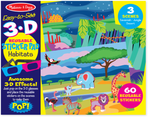 Melissa and doug reusable sticker pad on sale
