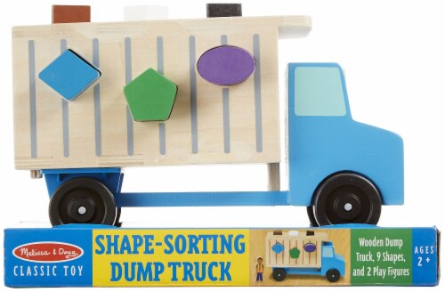 Shape Sorting Dump Truck Perspective: front